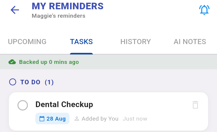 Stay on top of your own appointments